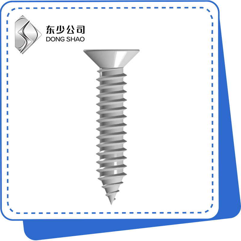 Cross Recessed Countersunk Head វីសដាប់ខ្លួនដោយខ្លួនឯង។